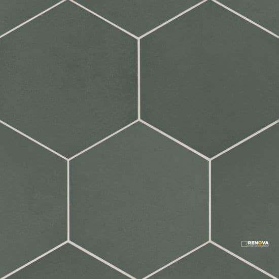 MAKOTO MATTE HEXAGON TILE 10" X 11-1/2"