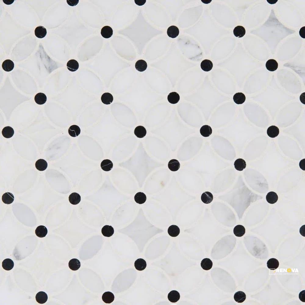 FLORITA PATTERN POLISHED MOSAIC 10MM