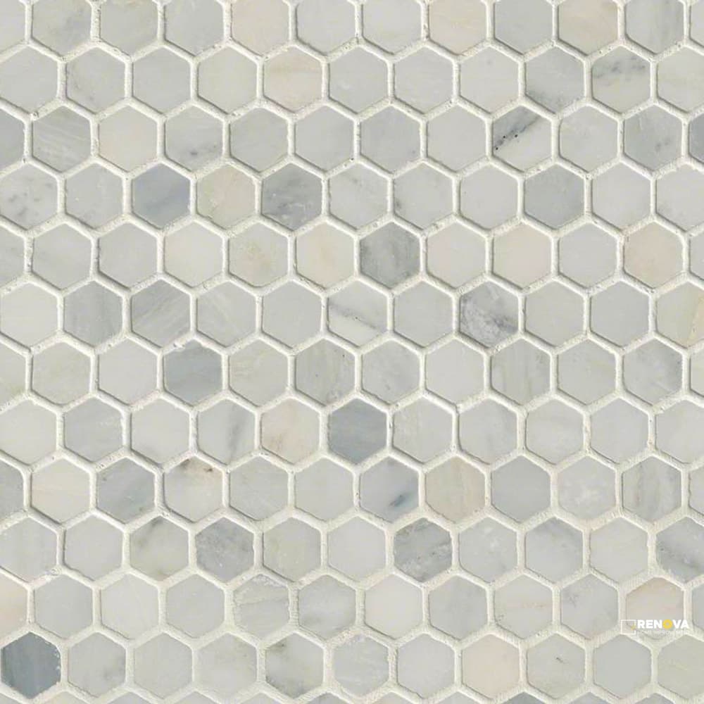 ARABESCATO CARRARA HONED HEXAGON 1"
