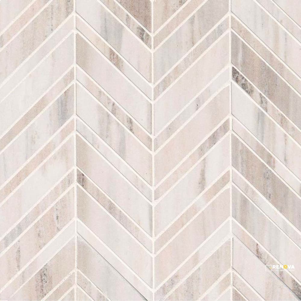 PALISANDRO POLISHED CHEVRON MOSAIC 10MM