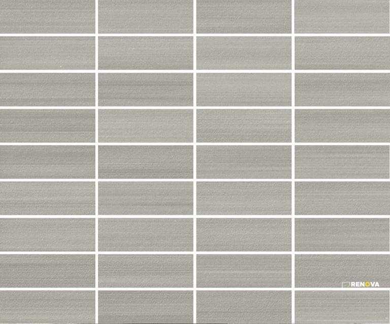 GAZZINI MET GREY 1X3 STACKED MOSAIC .8611 SF PER SHT