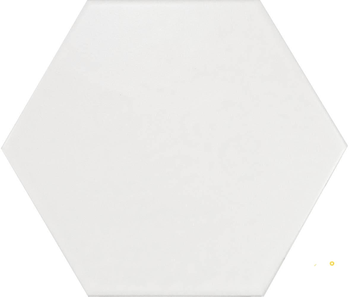 EQUIPE HEXATILE BLANCO 7X8 HEXAGON FIELD MATTE
