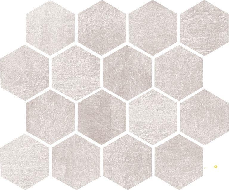 GAZZINI FACTORY WHITE 3X3 HEXAGON MOSAIC .8406 SF PER SHT 10X12 SHEET