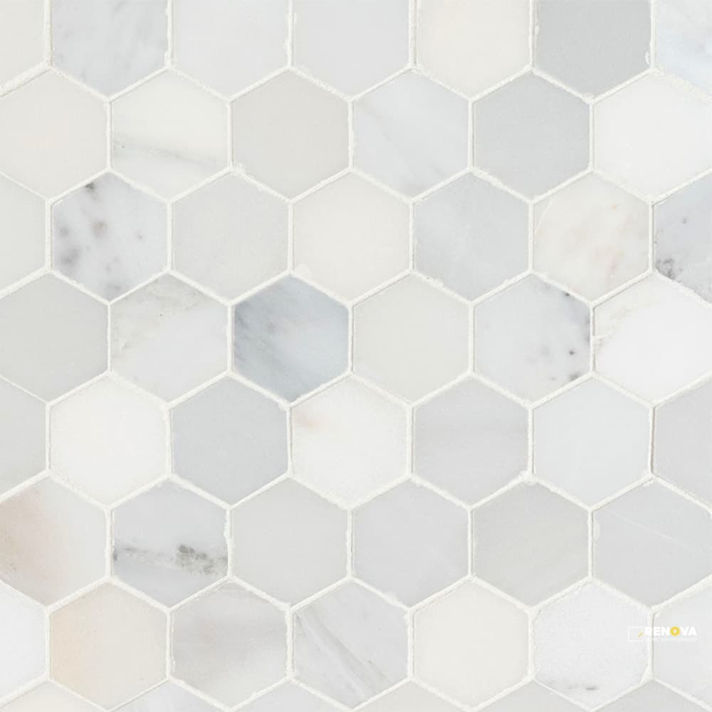ARABESCATO CARRARA HONED HEXAGON 2"