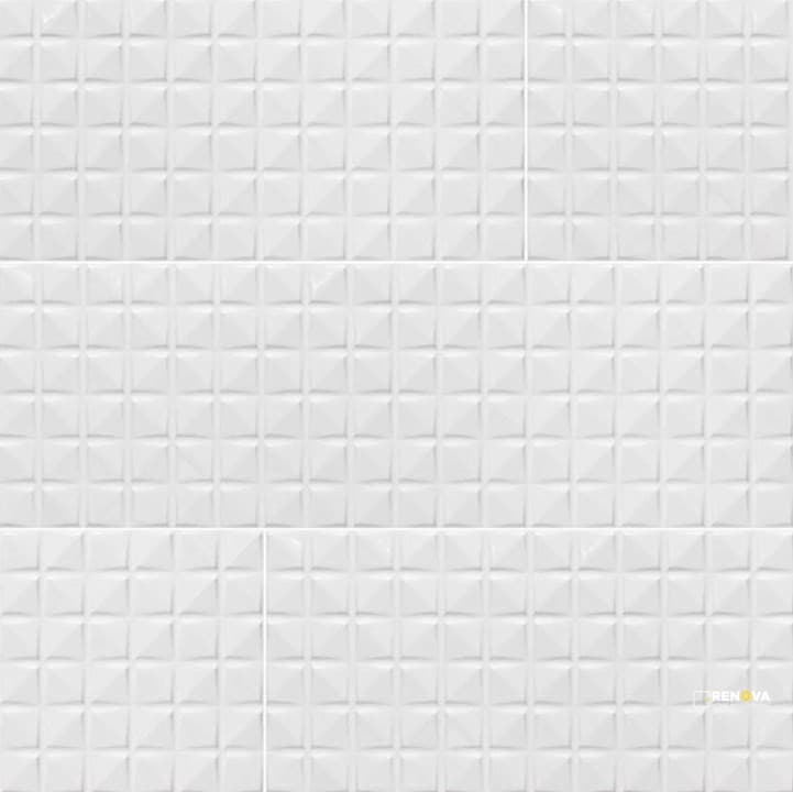 DYMO CHEX WHITE 12X24 GLOSSY ( 16 SF PER BOX )