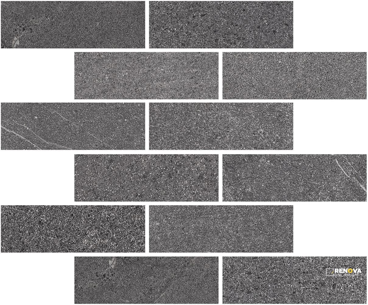 PORTOBELLO ST MARTIN ASH 2X6 STAGGERED MOSAIC MATTE .92 SF/SHT