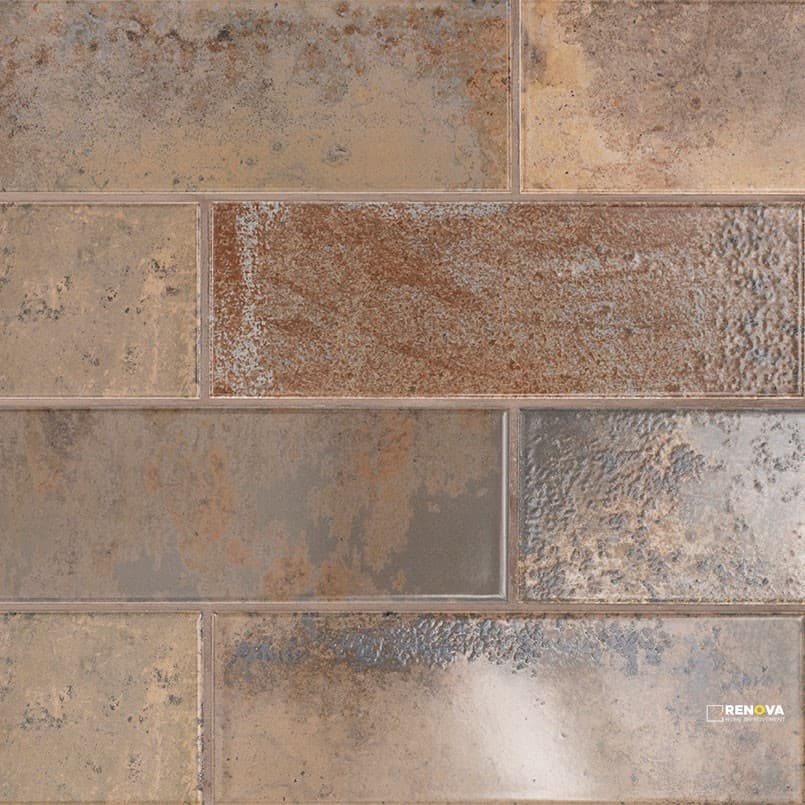 MARZA RUST 4X12 GLOSSY ( 11.22 SF PER BOX )