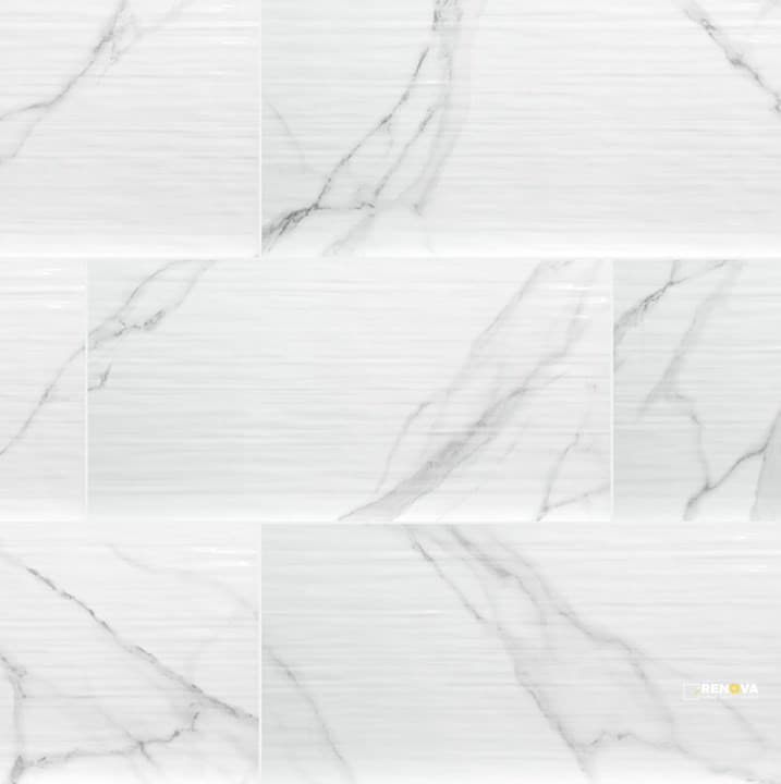 DYMO STATUARY STRIPE WHITE 12X24 GLOSSY ( 16 SF PER BOX )