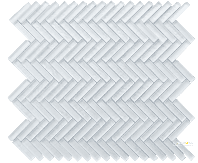 MOSAIC CHICAGO HERRINGBONE 0.5" X 2" ON 12" X 12" MESH - STATIL868
