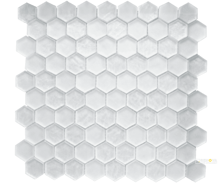 MOSAIC CHICAGO HEXAGON 1.25" X 2" ON 11.75" X 12" MESH - STATIL869