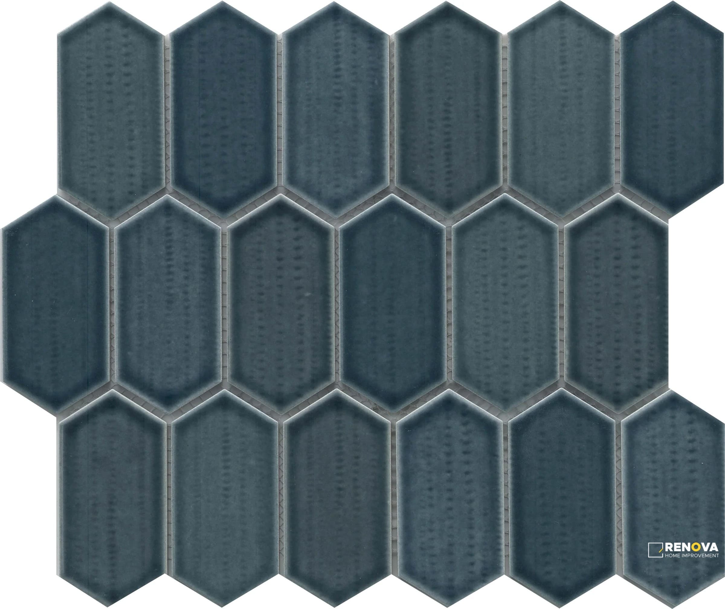 OMNI GLOSSY PICKET MOSAIC 10X12