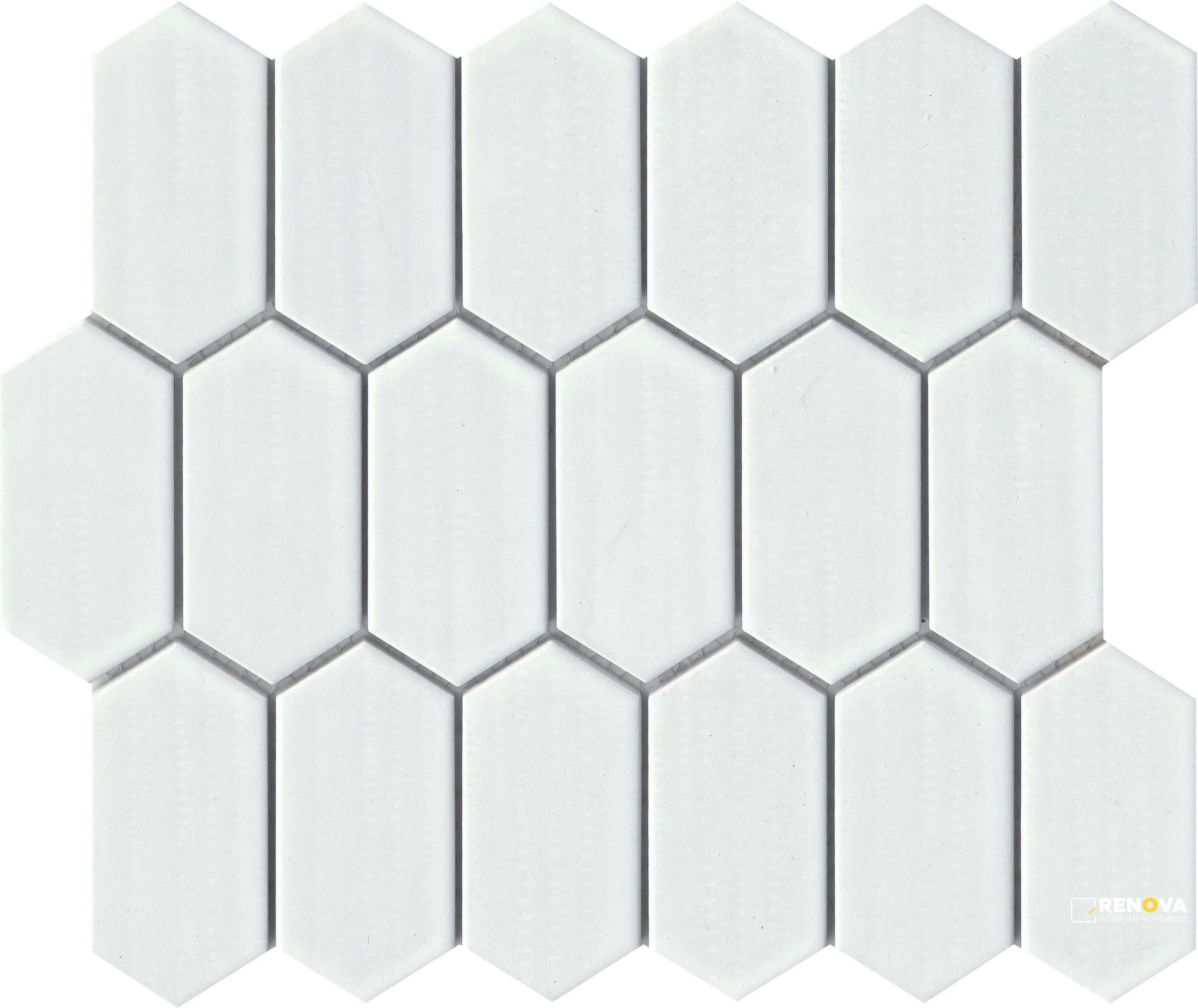 OMNI GLOSSY PICKET MOSAIC 10X12