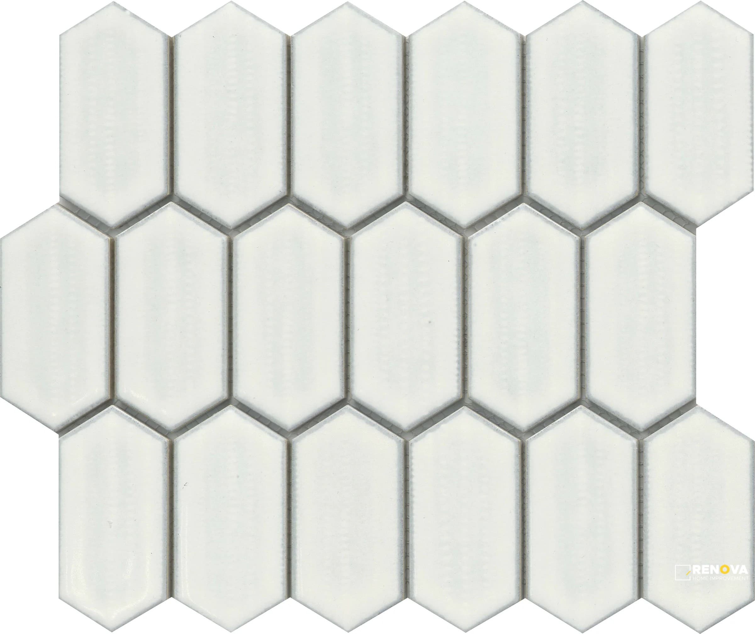 OMNI GLOSSY PICKET MOSAIC 10X12
