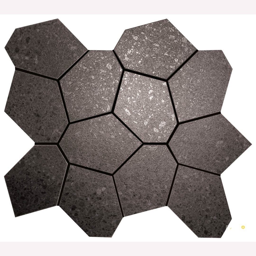 CROSSVILLE ALASKA TUNDRA POLYGON MOSAIC UNPOLISHED 1.26 SF/SHT