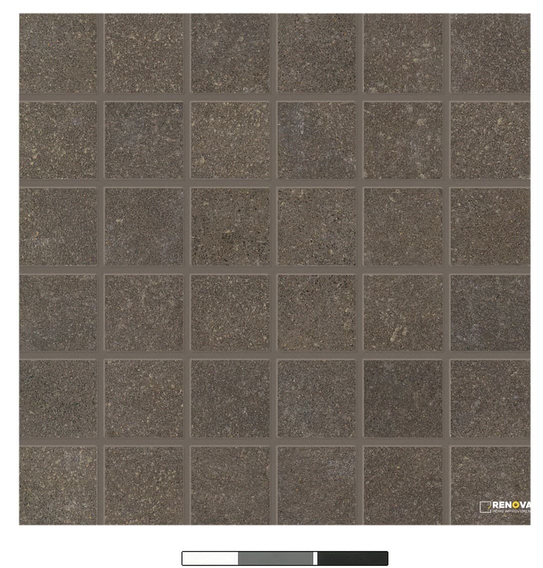 CROSSVILLE MAIN STREET BISTRO BROWN 2X2 MOSAIC UNPOLISHED
