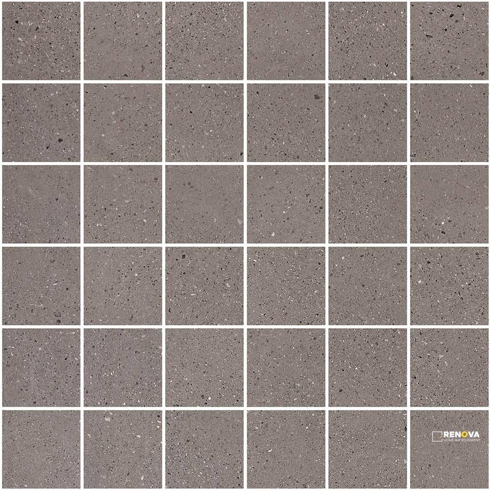 PORTOBELLO CEMENT BLOCK SMOKE 2X2 MOSAIC MATTE .956 SF/SHT
