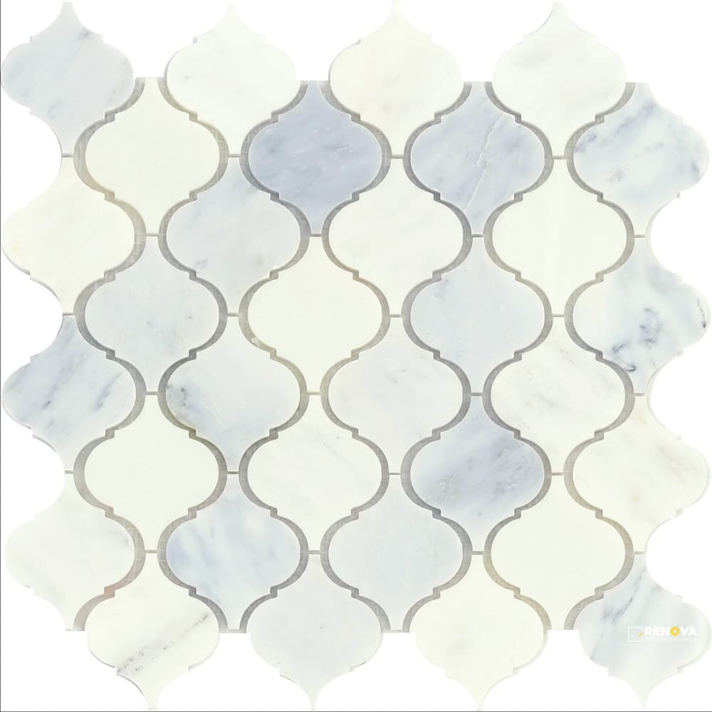 MARBLE POLISHED LANTERN PATTERN MOSAIC 12X12