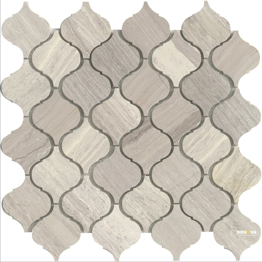 METRO HONED LANTERN PATTERN MOSAIC 12X12