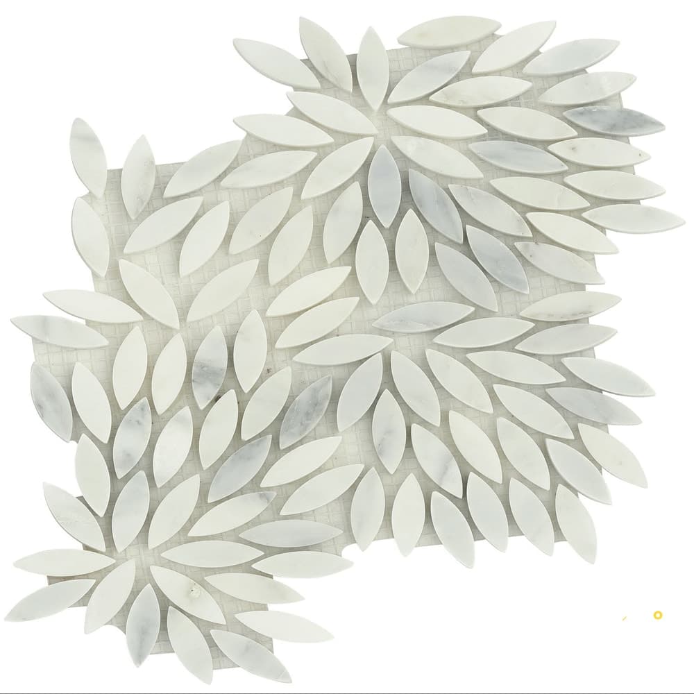 MARBLE POLISHED LEAF MOSAIC 9X10