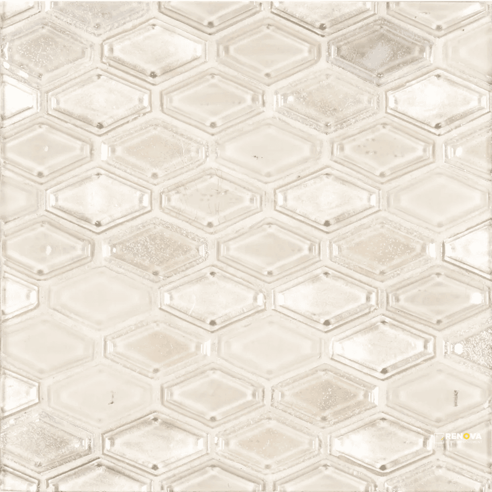 CHAPTER 1 - SUITE GLASS BEVELED ELONGATED HEX 10-1/2" X 11-3/8"