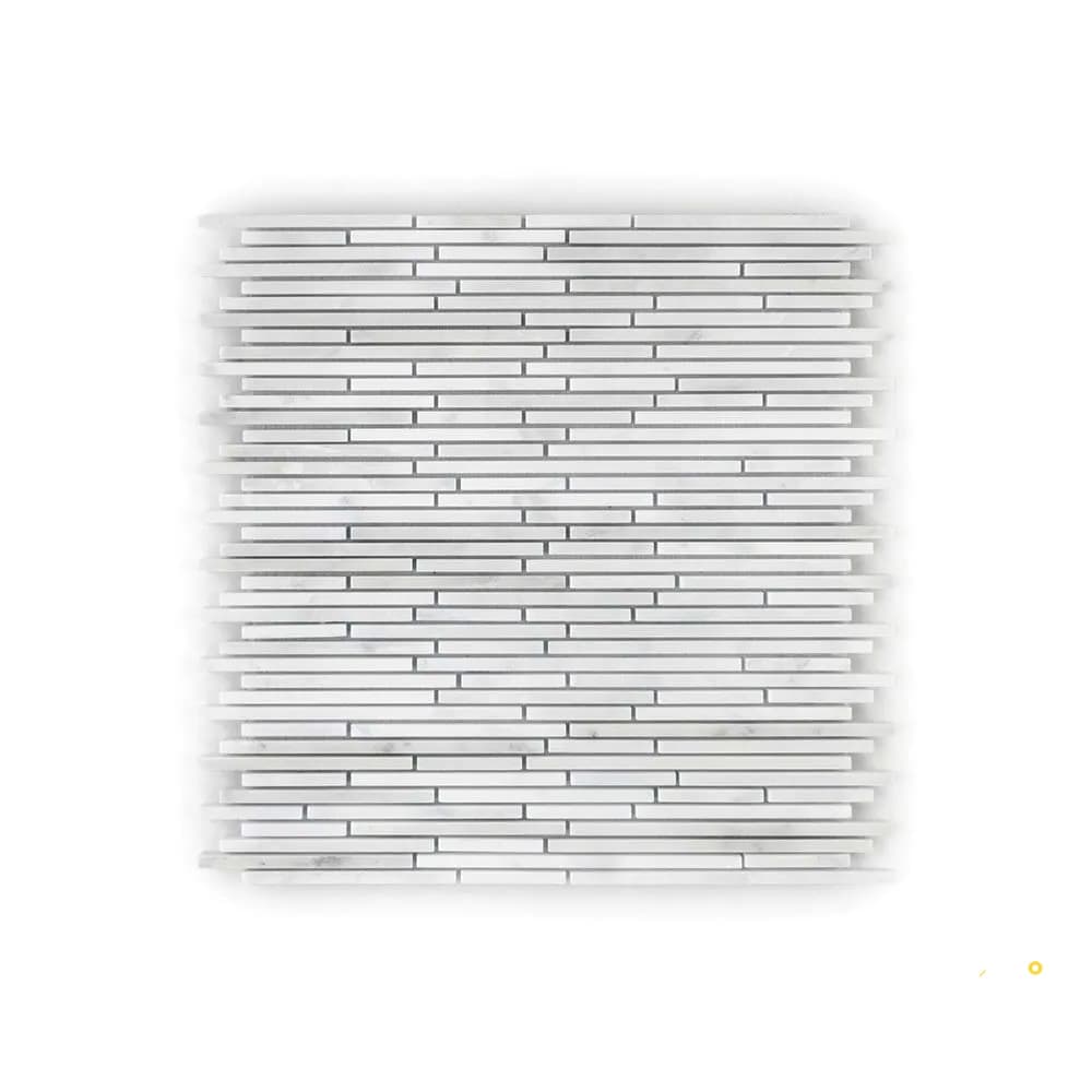 CHAPTER 15 - STATUARIO MINI STICKS MOSAIC 11-1/4" X 12"