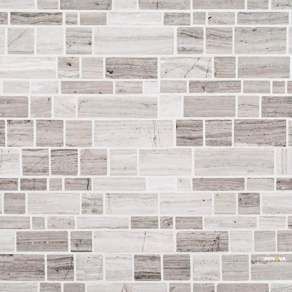 CHAPTER 3 - STREAM STONE MODERNA PATTERN MOSAIC 12-3/8" X 12"