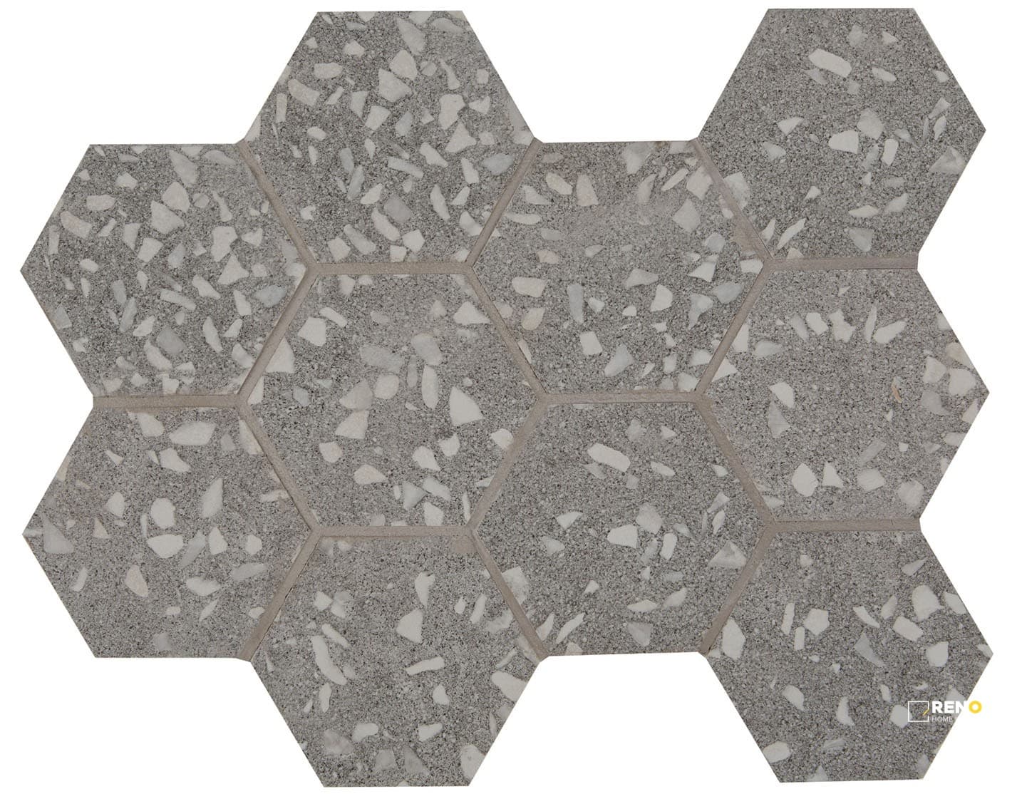 TERRAZZO HEXAGON MOSAIC 4"
