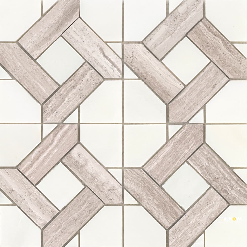 ALLURO MINI MANOR POLISHED MOSAIC 12X12