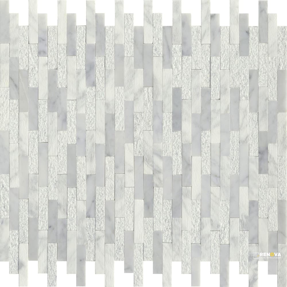 LINK NATURAL SPLIT FACE LINEAR MOSAIC 12X18