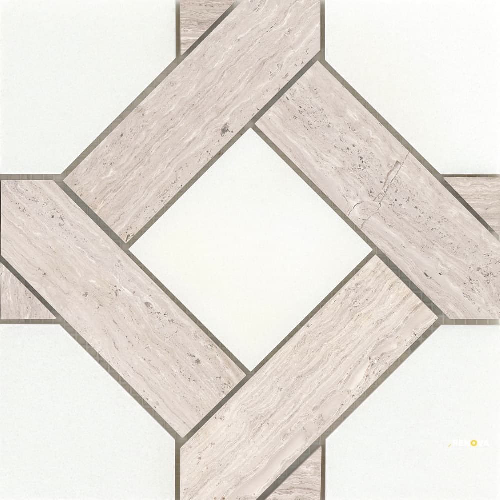 ALLURO MANOR POLISHED MOSAIC 9X9