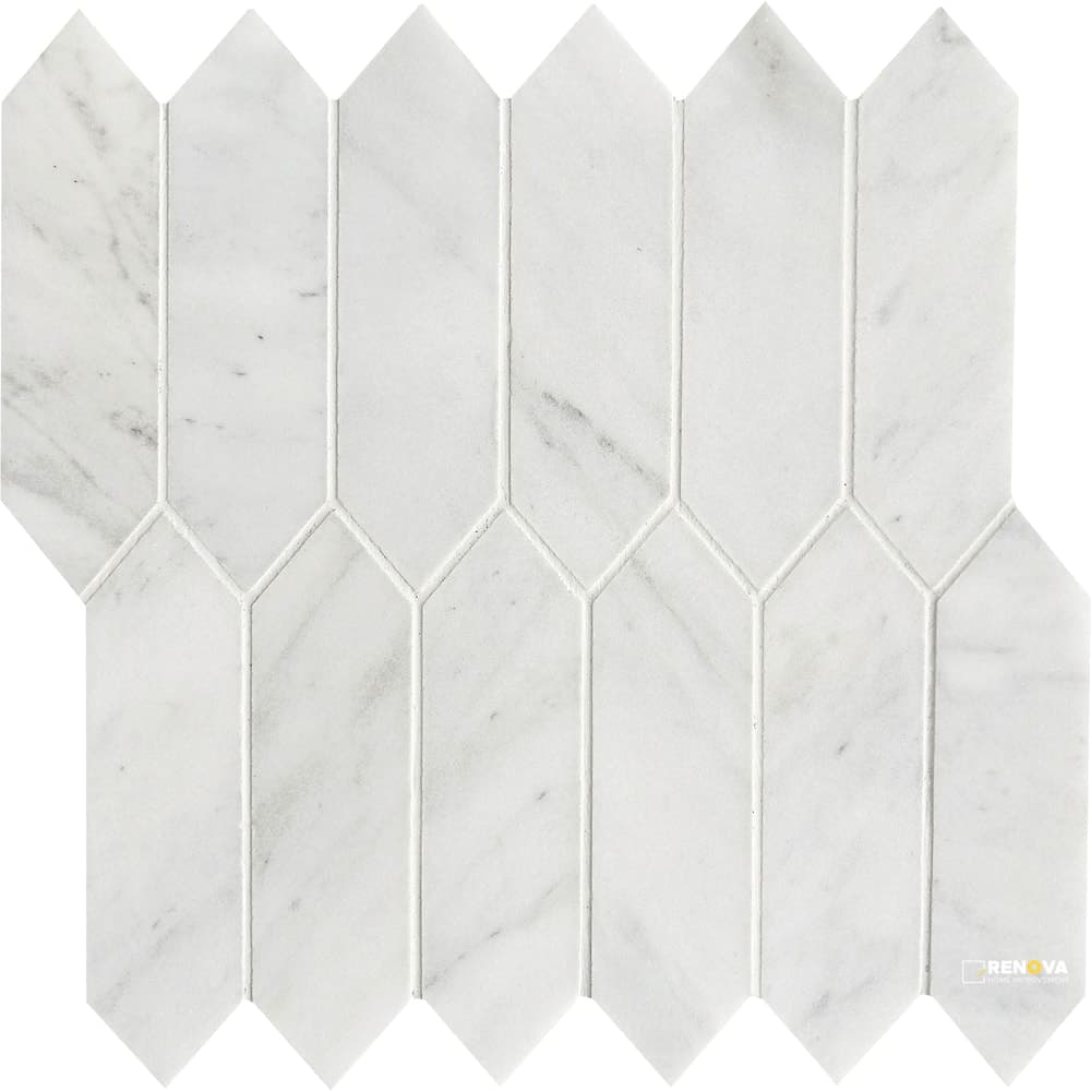 CALACATTA GRIS HONED PICKET MOSAIC