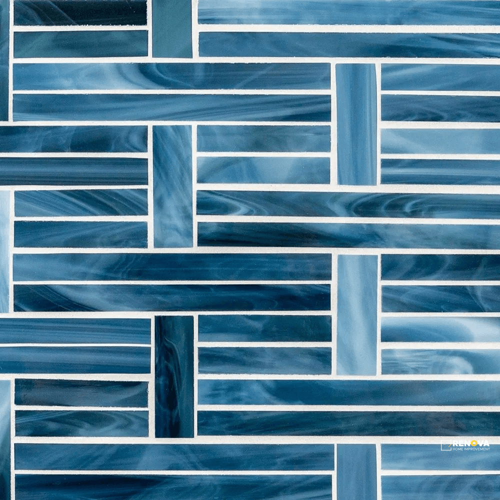 CHAPTER 7 - CUBIST PERPENDICULAR MOSAIC 9-3/8" X 11-1/8"