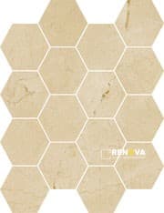 ENCHANT POLISHED HEXAGON MOSAIC 10" X 11.75" - M3X3HEX - FLOTIL1079