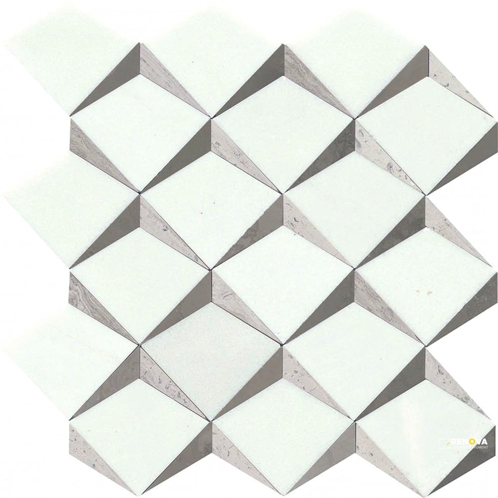BIZOU POLISHED CREST MOSAIC 13X13