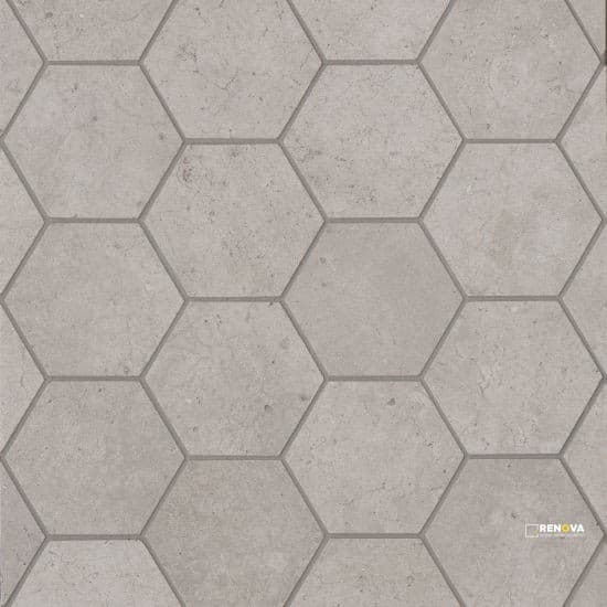 MATERIKA MATTE HEXAGON MOSAIC 3"