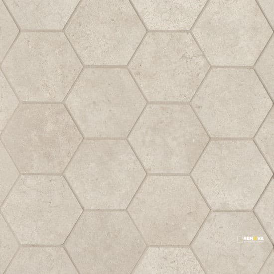 MATERIKA MATTE HEXAGON MOSAIC 3"