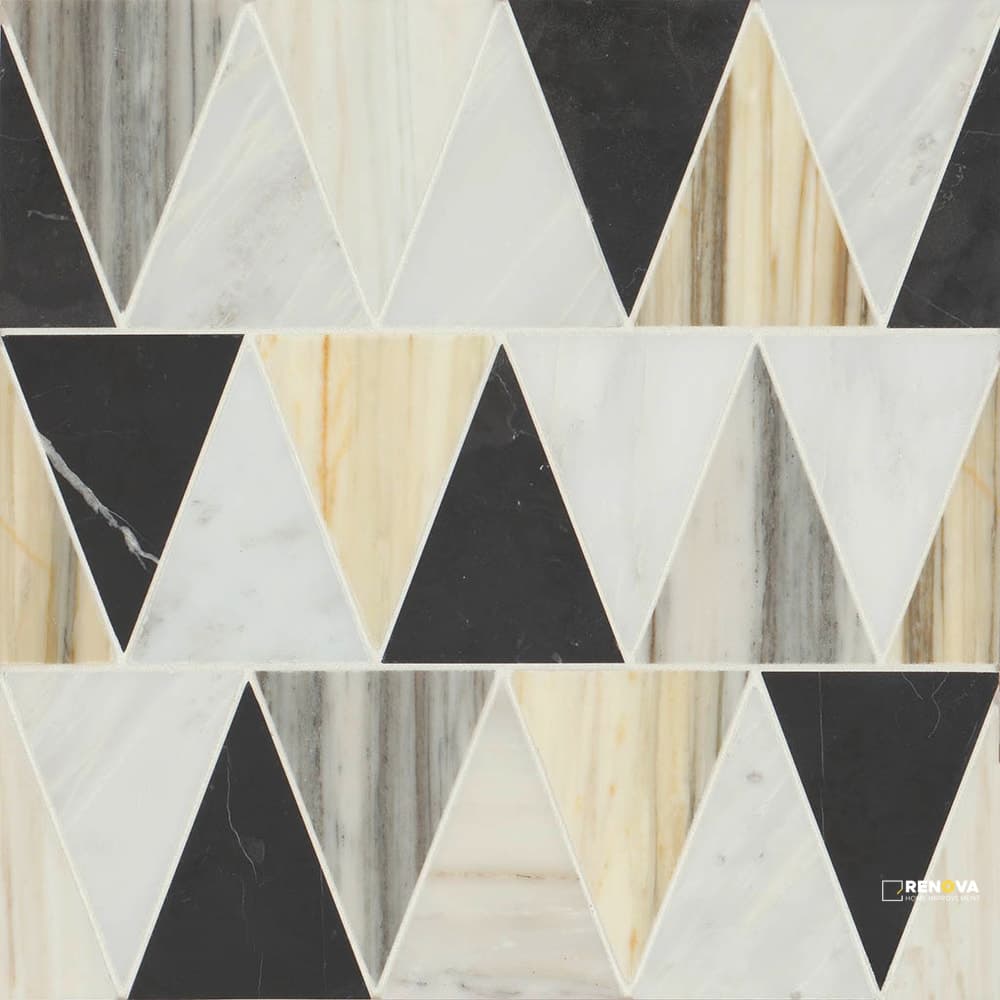 MODNI BECKETT BLEND MOSAIC HONED 12-7/8" X 11-3/4"