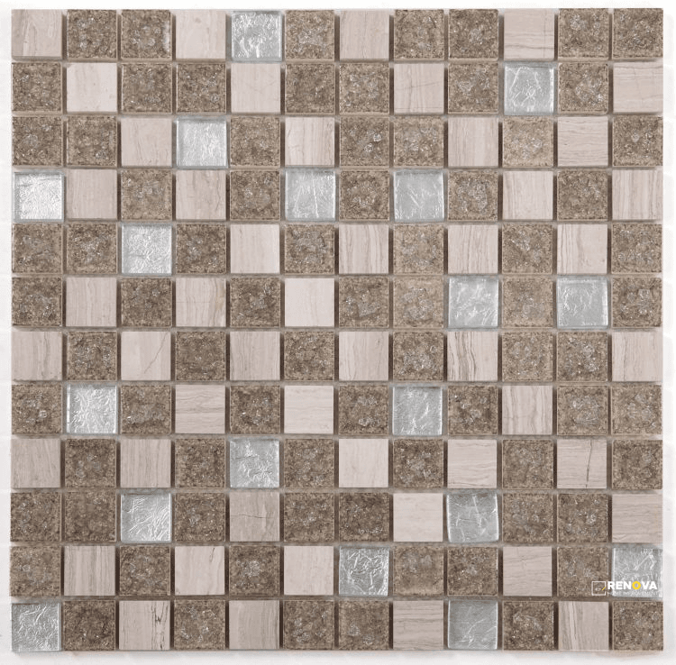 SWISS GREY NEW MOSAIC 11.75" X 11.75"