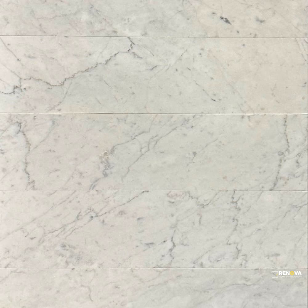 BIANCO CARRARA HONED 4" X 16" - ZCOLTIL5612