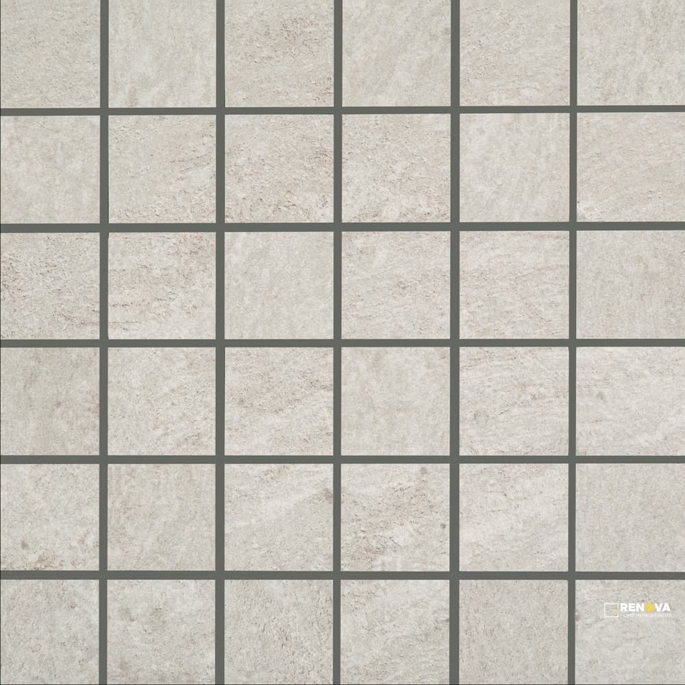 CROSSVILLE OWEN STONE BUNNY 2X2 MOSAIC LEATHERED .98 SF/SHT