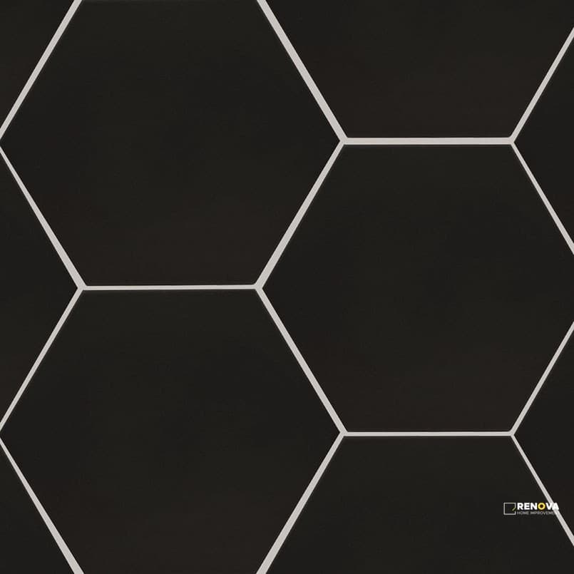 HEXLEY GRAPHITE 9X10.5 HEXAGON ( 6.888 SF PER BOX )
