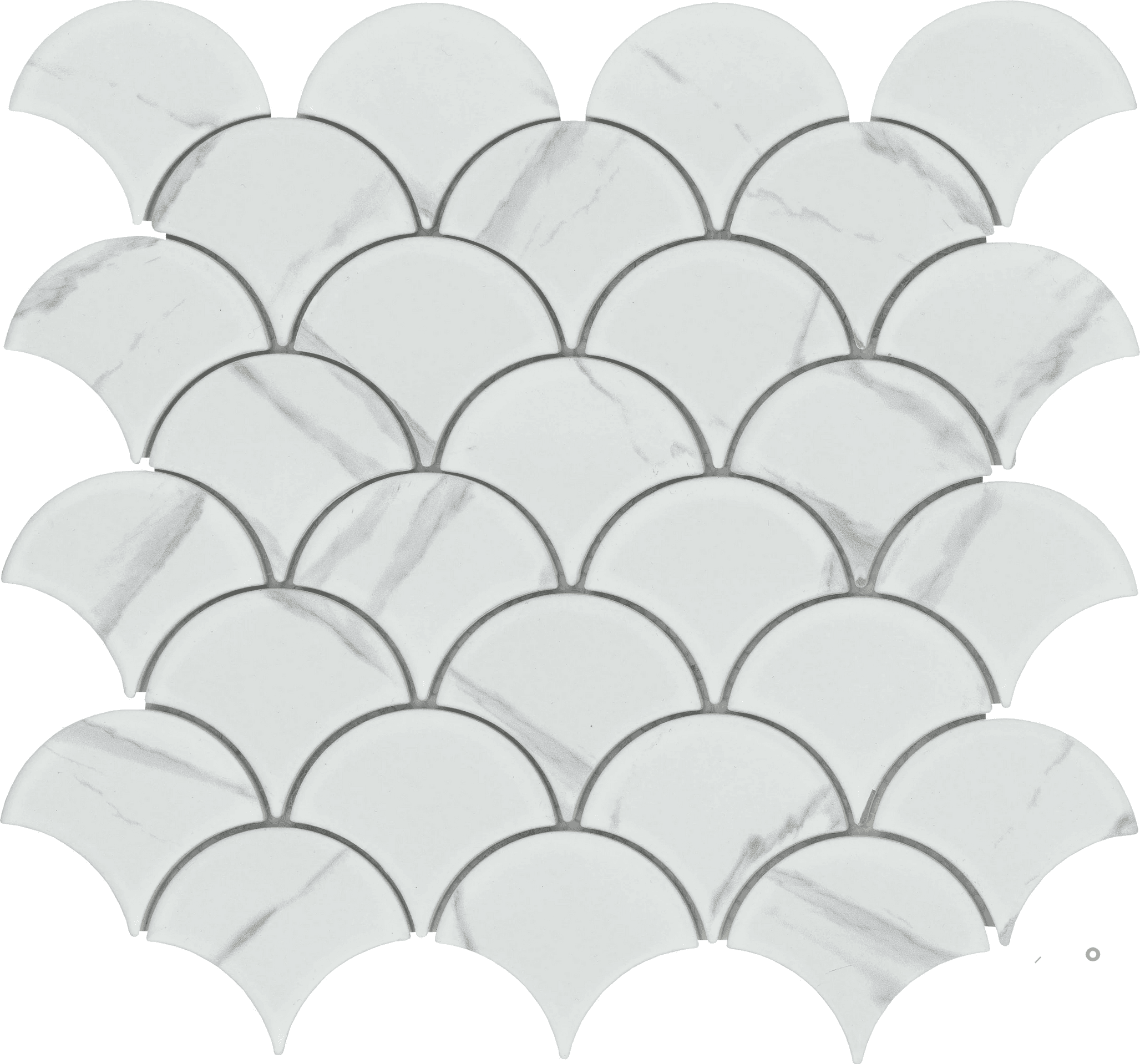 ELEGAN MATTE SHELL MOSAIC 11X12