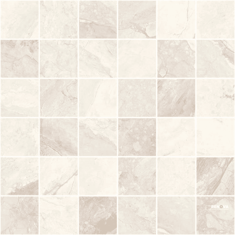 MYSTIC IVORY MATTE MOSAIC 12" X 12"