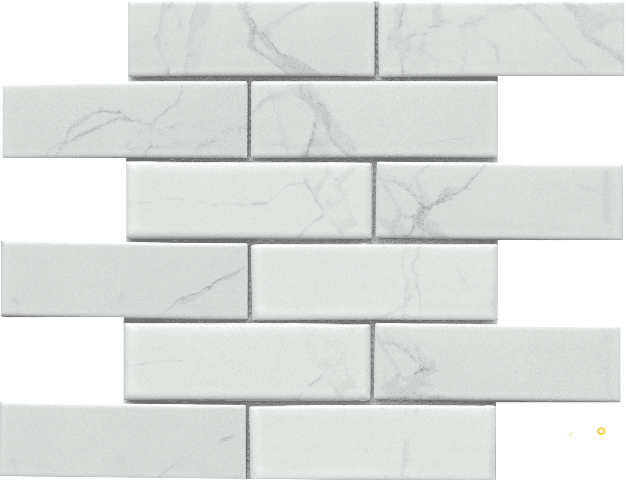 ELEGAN MATTE 2X6 OFFSET MOSAIC 11X12