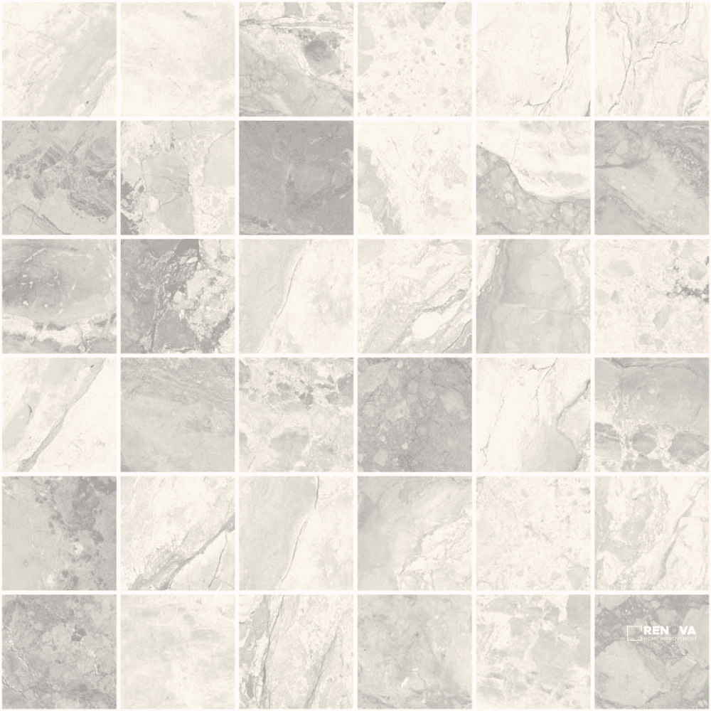 MYSTIC PEARL MATTE MOSAIC 12" X 12"