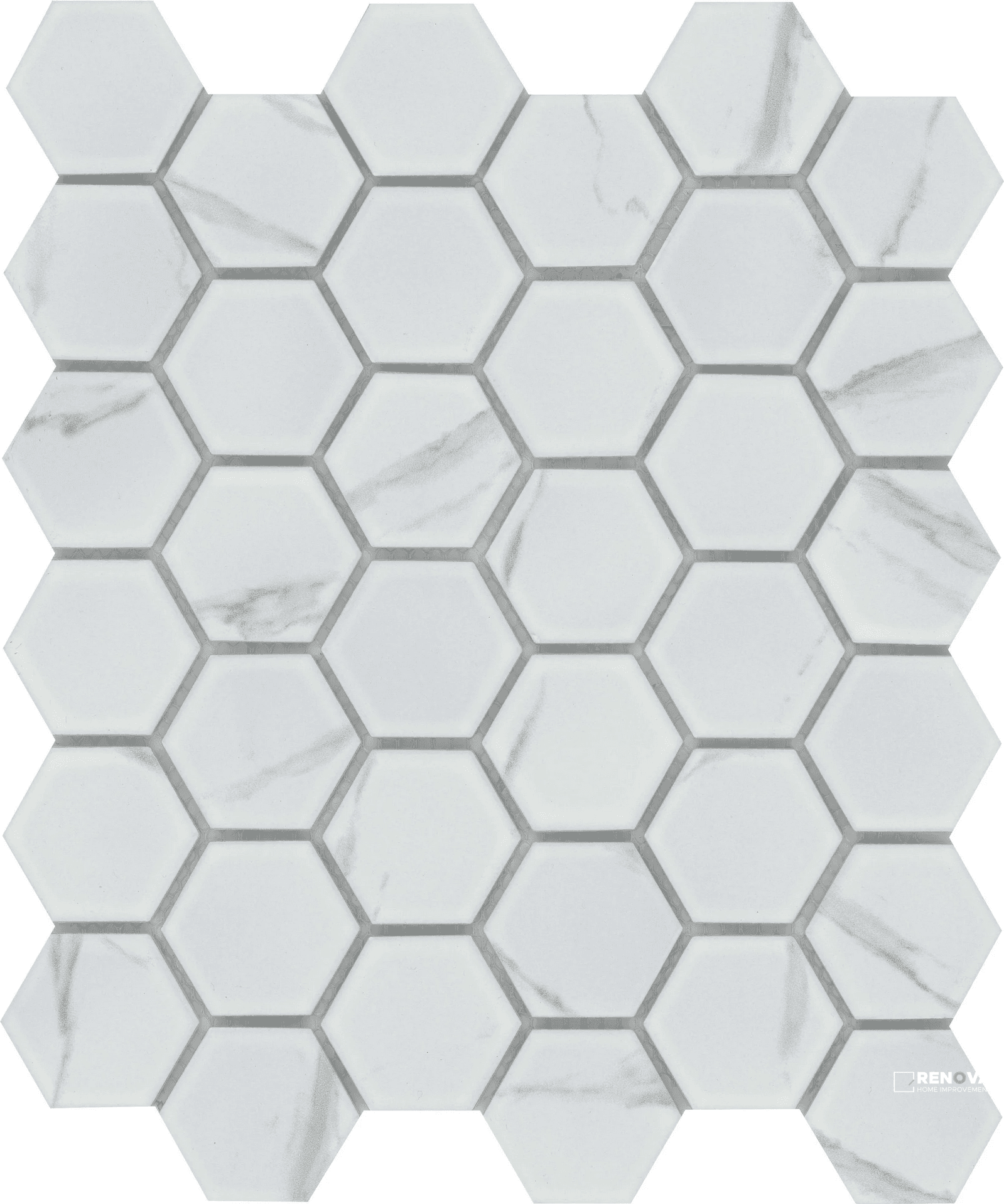ELEGAN MATTE 2INCH HEX MOSAIC 11X13