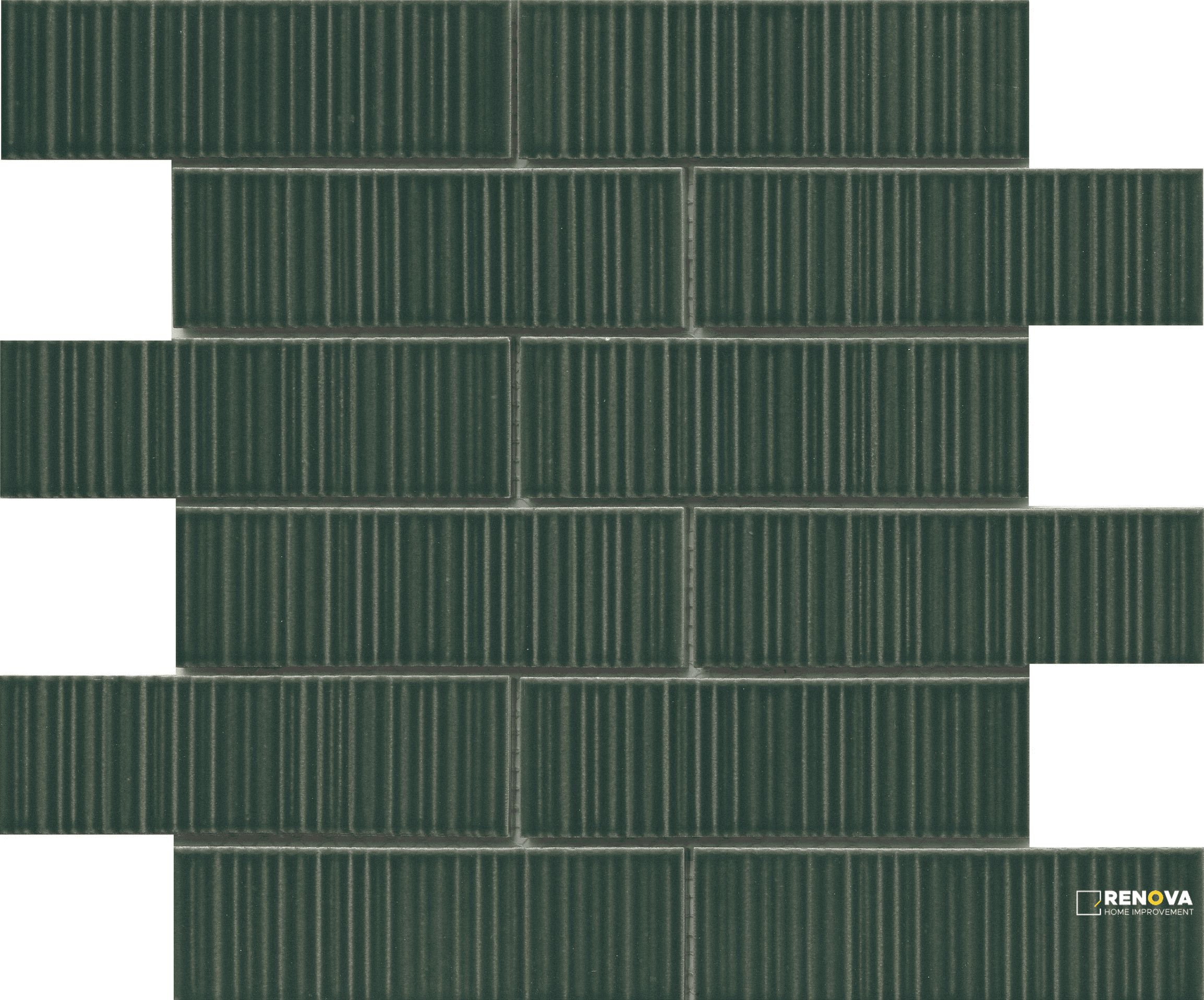 ORNAMI GLOSS OFFSET MOSAIC 2X6 ON 11X12