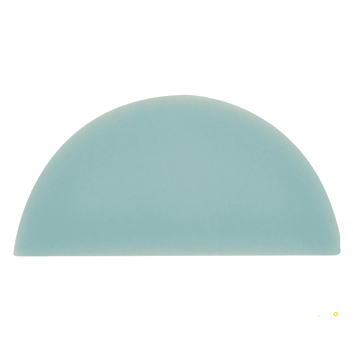 CROSSVILLE CURSIVE SOFT TEAL 2X4 DEMILUNE GLOSS