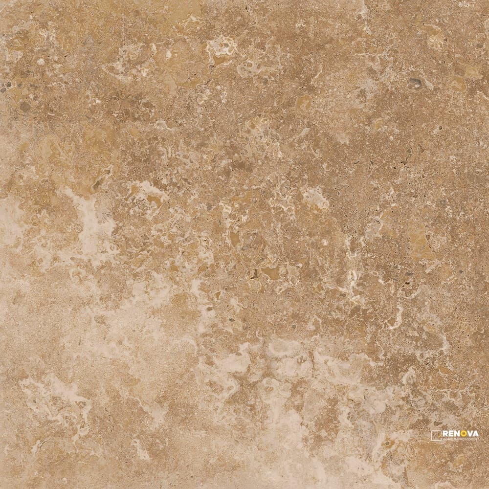CROSSVILLE STONE FICTION TRAVERTINE COFFEE 24X24 FIELD EXTERIOR