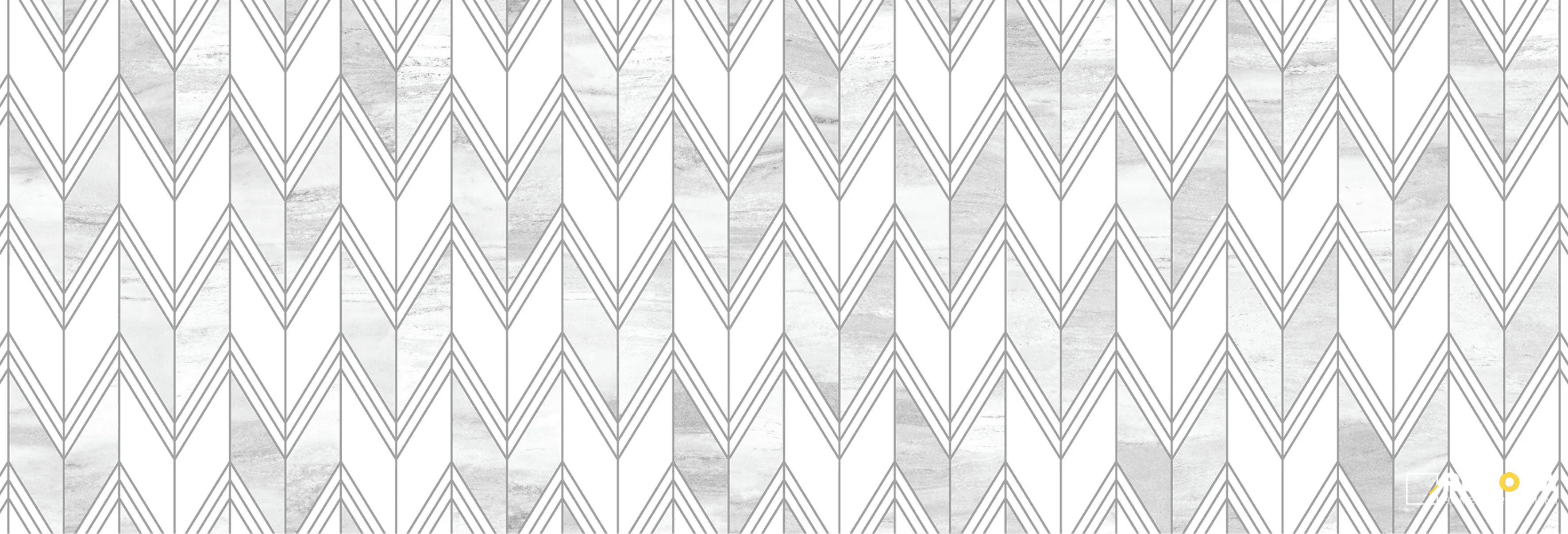 KUDOS CHEVRON RECTIFIED GLOSSY 16X47
